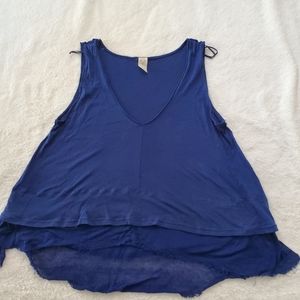 Free people blue top Sz XS